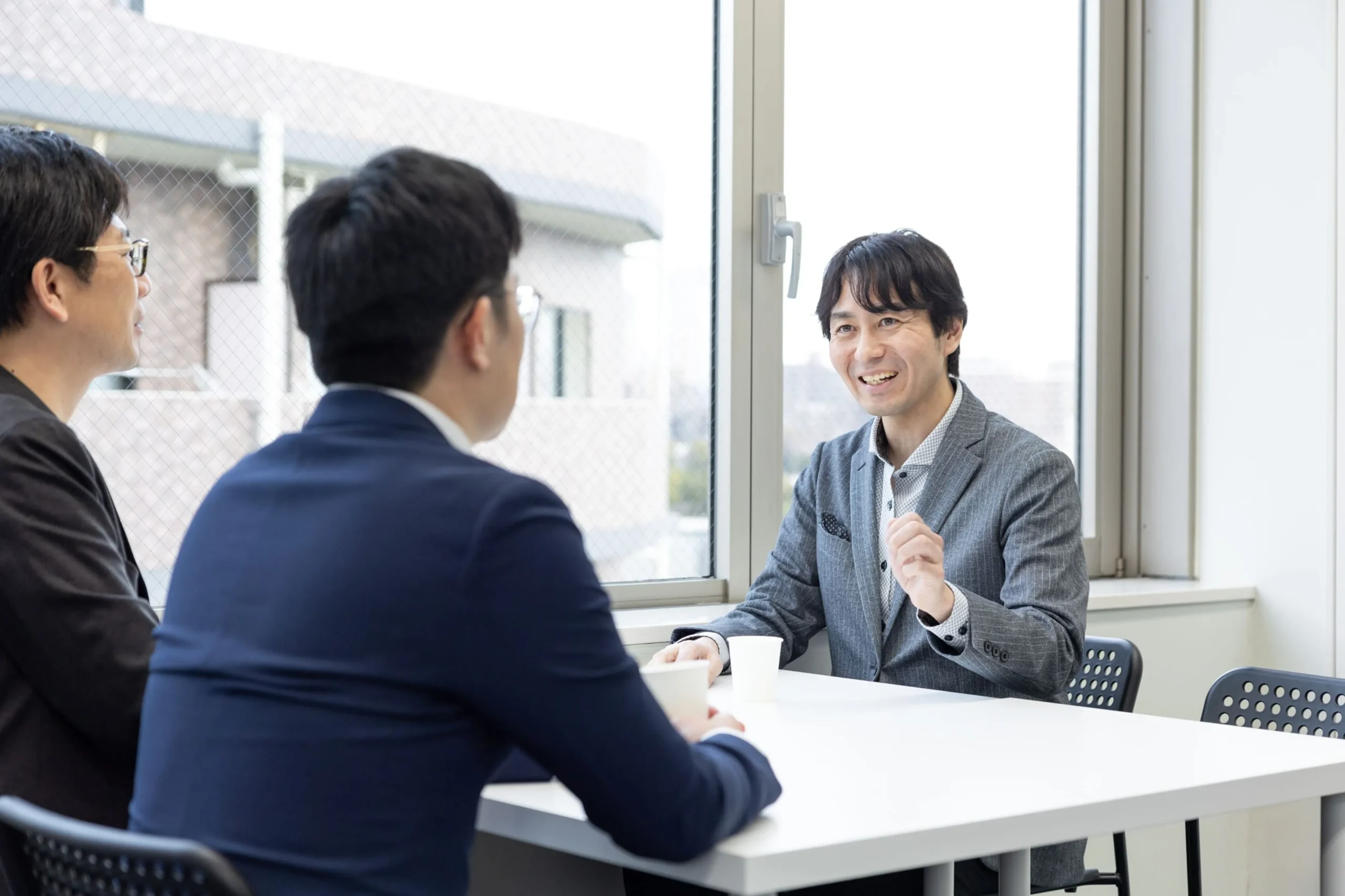 商談中の様子