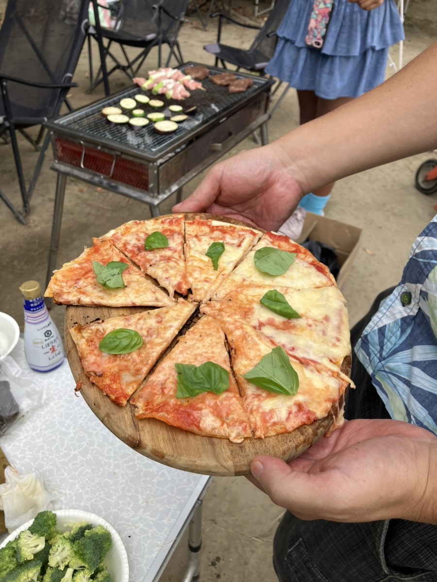 ■ 焼いて、切って、食べて
